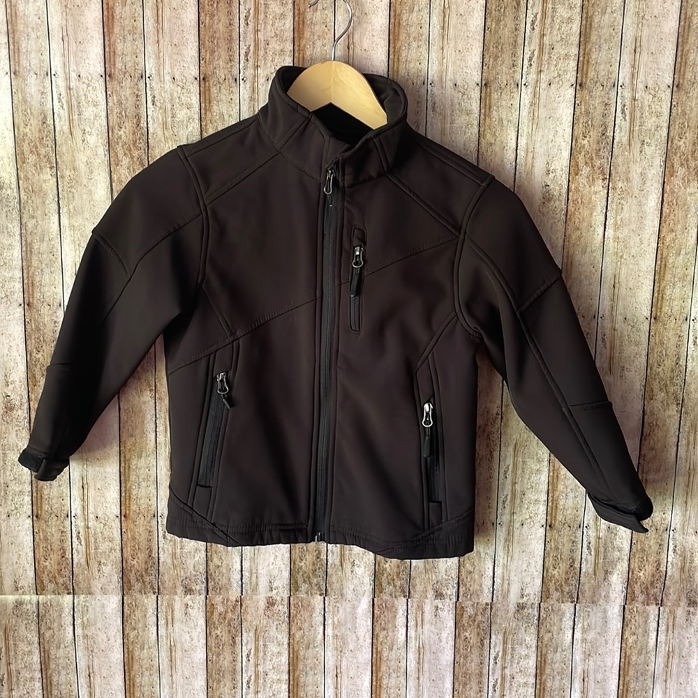 Youth boys snowy black jacket